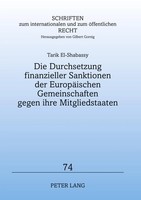 Tarik El-Shabassy | Die Durchsetzung Finanzieller Sanktionen Der EuropäIschen...