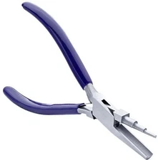 3 Step Round Nose & Concave Pliers for Wire Bending Looping forming coiling
