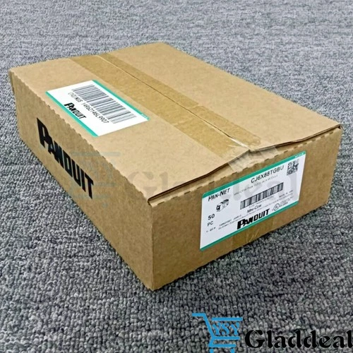 New CJ6X88TGBU (BOX OF 50) For Panduit Cat6a 10 Gig Mini-Com Jack Blue