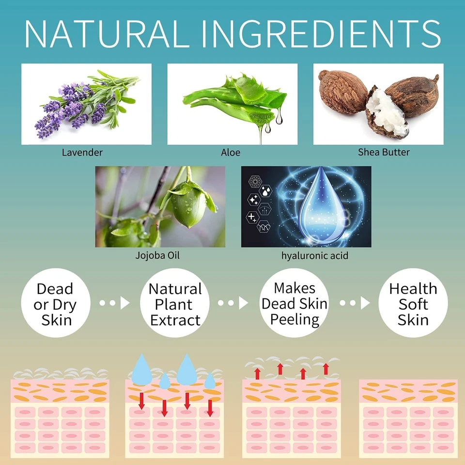 Paquete De 5 Mascarillas Para Pelar Los Pies Exfoliante Despelar Callos Muertos Foto 3 de 4