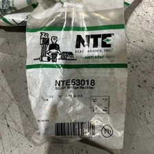🔥NTE Electronics NTE53018 Silicone Bridge Rectifier 600V, New Free Shipping🇺🇸
