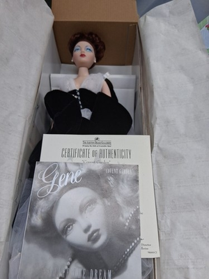 #ad Ashton Drake Gene Covenant Garden Doll 16quot; with Gown Cape and Stand $100.00