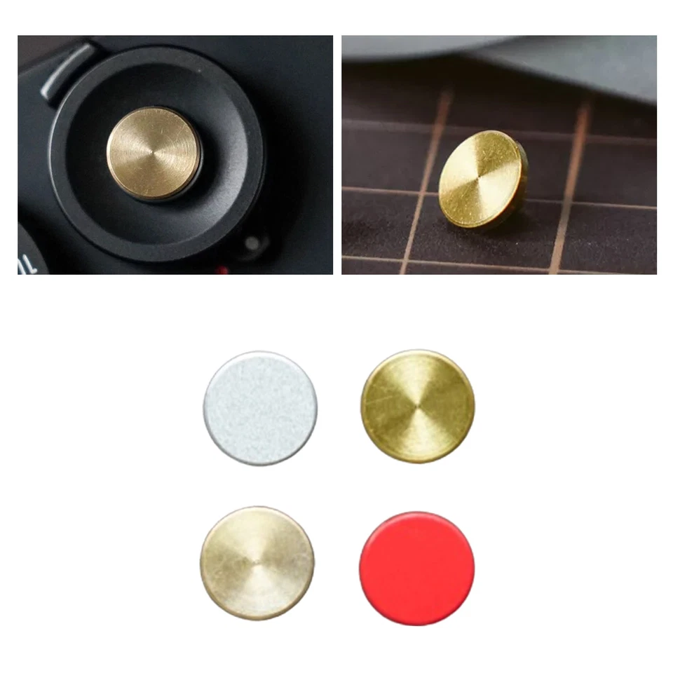 Mini 7mm/8mm Brass White Copper Camera Shutter Release Button for Fujifilm Leica - Image 2 of 4