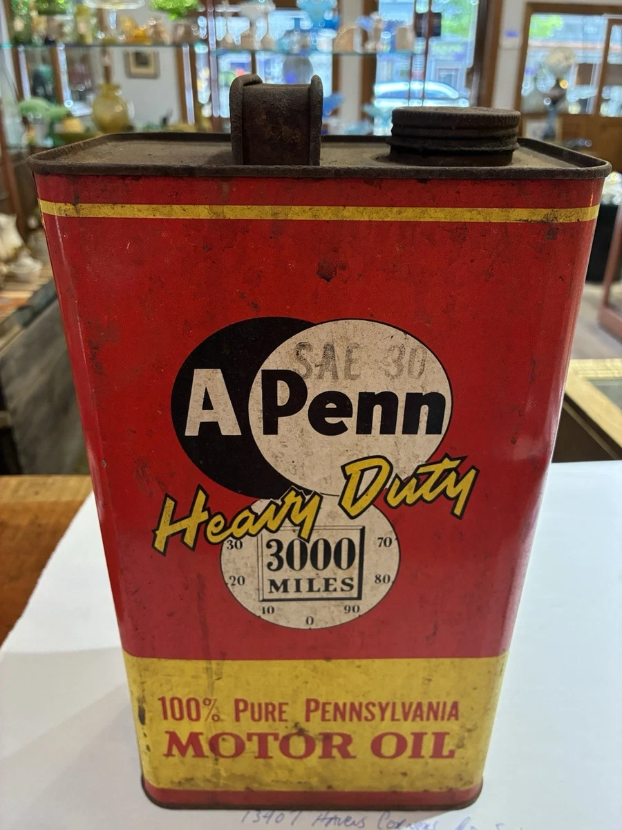 Penn Motor Oil In Collectible Gas & Oil Advertising Cans And