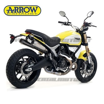 ドゥカティスクランブラーARROW アロー Exhaust Muffler Exhausts Arrow Pro Race Steel Ducati Scrambler 1100 2018