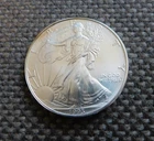 1993 Walking Liberty American Silver Eagle Dollar Coin 1 oz. (Slight Toning)