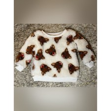 Rudolph the Red Nose Reindeer Sherpa Sweater Baby 3 Months