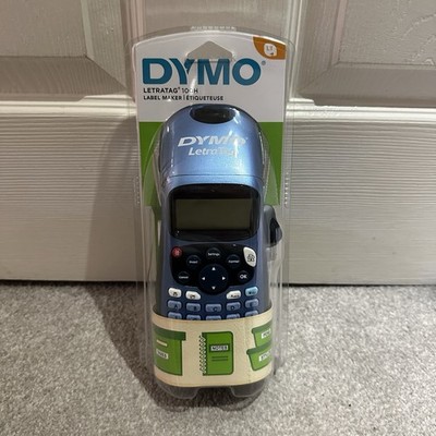 Brandneu Dymo LetraTag 100H Etikettendrucker Drucker mit Klebeband weißes Papier