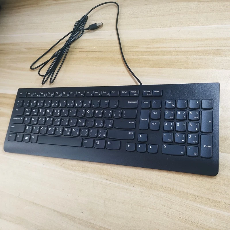 Original Arabic Arabic USB keyboard wired keyboard for lenovo SK8823 EKB536 - Image 3 of 4