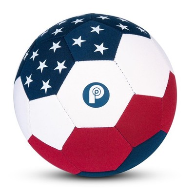 Picador The House Ball, Soft and Safe Indoor Soccer Balls Size 4, Stars Flag 