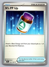 Pokemon N's PP Up 153/159 Uncommon Journey Together Trainer Card NM