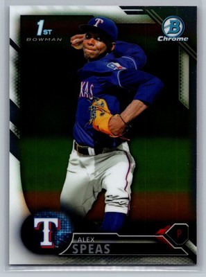 2016 Bowman Draft #BDC-45 Alex Speas Chrome *RA