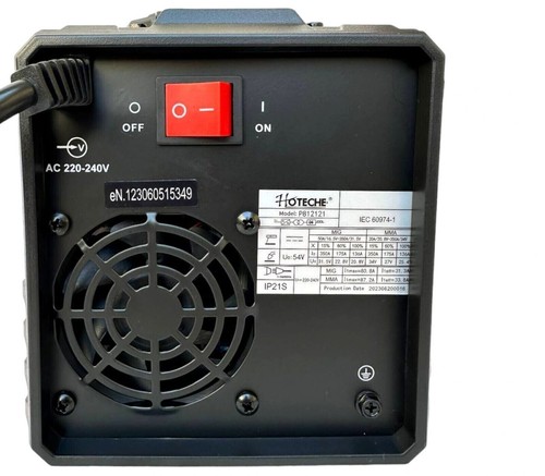 Saldatrice inverter 350A multifunzione MIG-MMA Filo continuo NO GAS + elettrodo - Foto 6 di 10