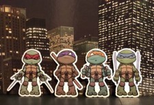 4 PC TMNT Premium Vinyl Stickers Skateboard Laptop Luggage Decal Ninja Turtles