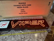 Neon Sign - 1995 Original Dealership Showroom Dodge Viper Sign NIB Rare