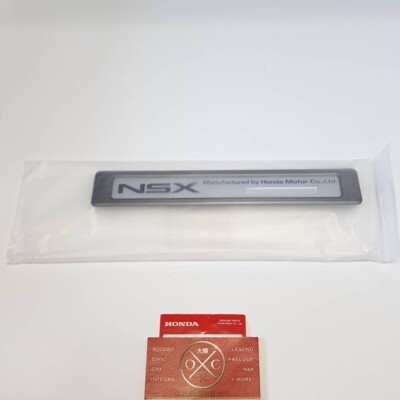 Genuine OEM 91-05 Honda Acura NSX Door Plate Emblem Side Sill