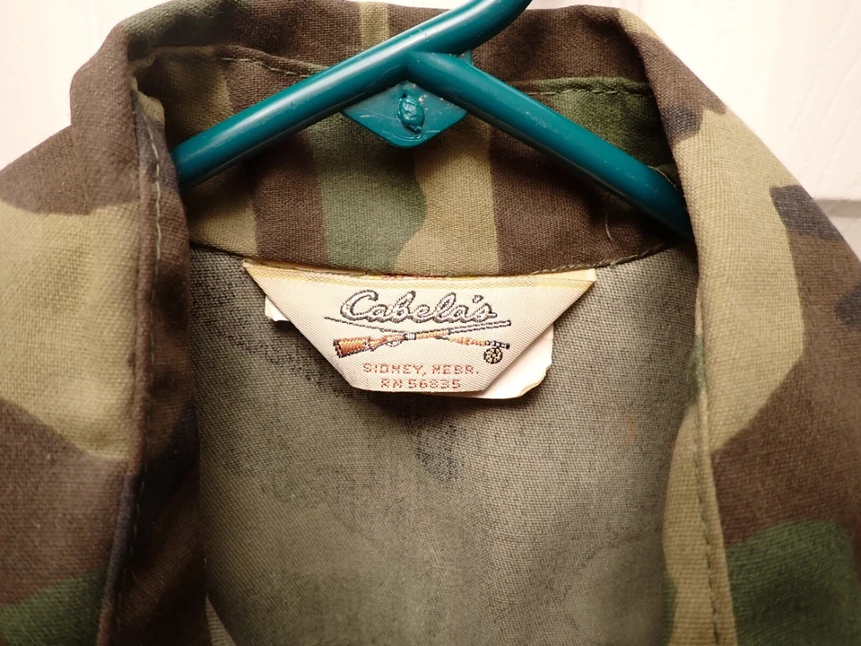 Vintage Cabela's Hunting Shirt XL Men's Woodland Camo Sanforized - Image 2 of 4