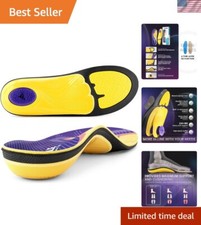Heavy-Duty Arch Support Insoles for 220 lbs Relief  Comfort for All Footwear
