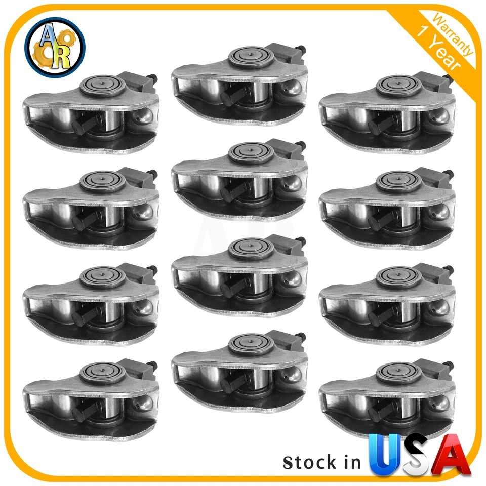 Braços balancim de rolo 8mm parafusos para GM 2005-2009 3.4L V6 VIN E F J 8 L 12x - Imagem 2 de 4