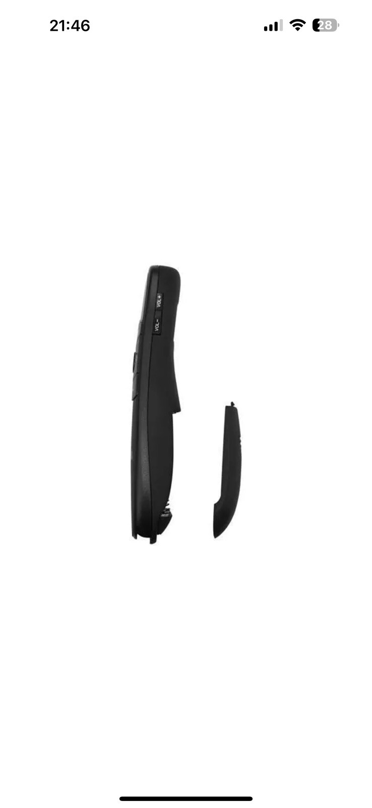Télécommande de présentation sans fil StarTech.com noire