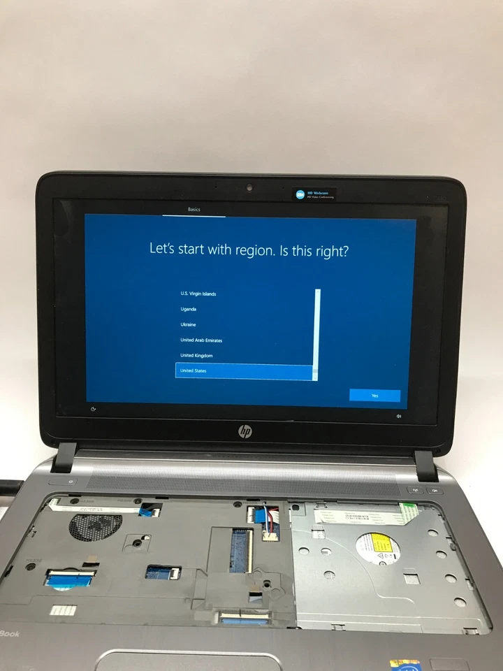 HP ProBook 440 G1 14" Intel Core i3 4GB RAM 250GB HDD Windows 10 For Parts! - DW - Image 2 of 4