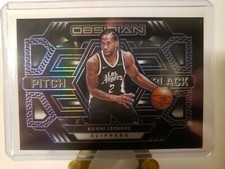 Kawhi Leonard 2021-22 Obsidian Pitch Black #31/75 SP 🔥 🌟 🔥 