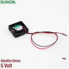 23dB Very Quiet Cooler Fan 40mm 10mm 40x40x10 Sunon 5V 5 Volt EE40100S2
