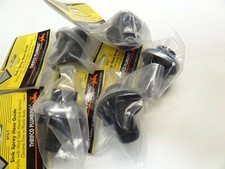 deck mounted sink spray hose guide, chrome plated trim with plastic body