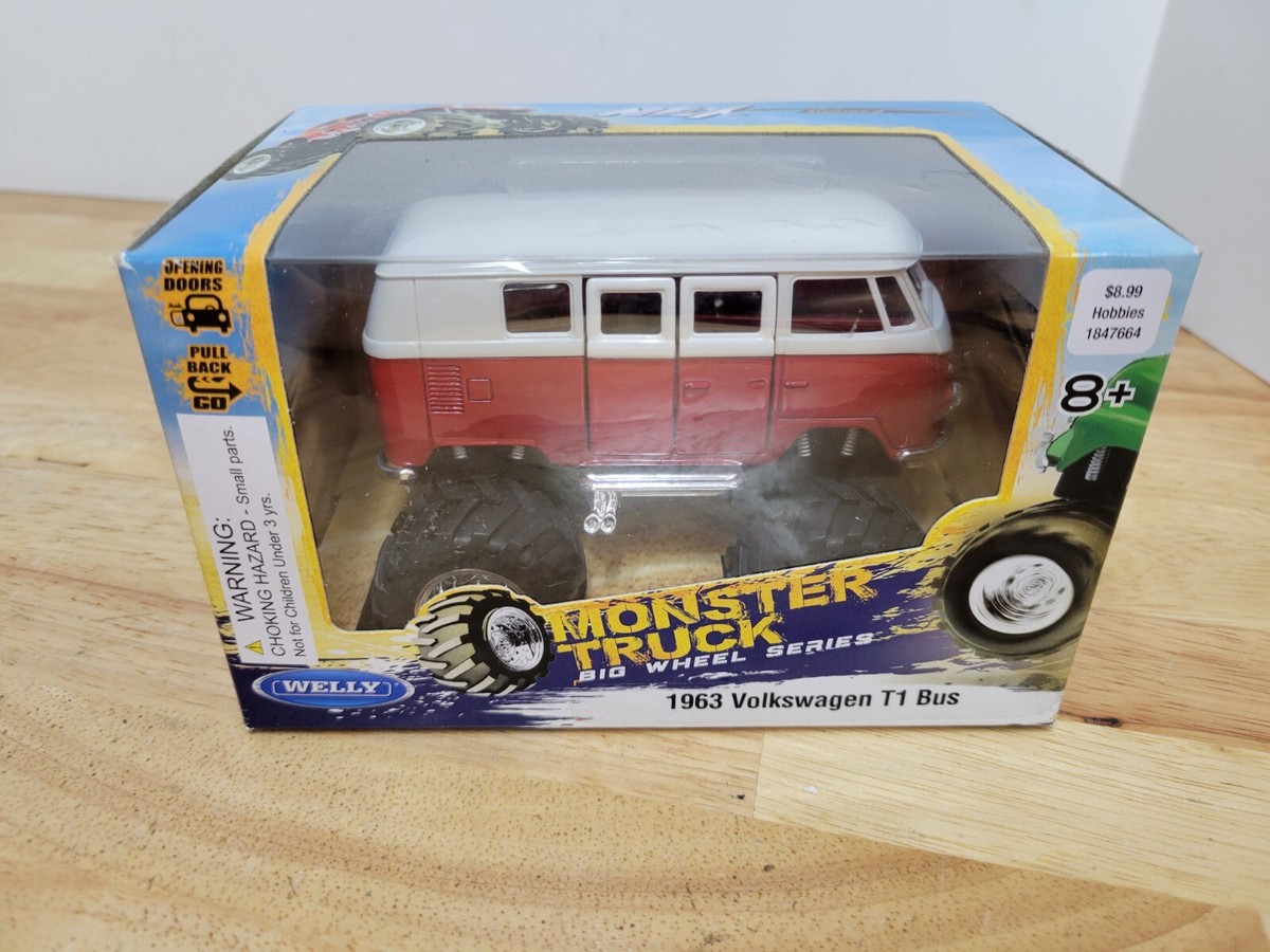 WELLY NEX MONSTER TRUCK BIG WHEEL SERIES 1963 VOLKSWAGEN T1