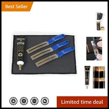 Innovative Guitar Fret Polishing Kit with Guards & Suede Cloth - Made in USA