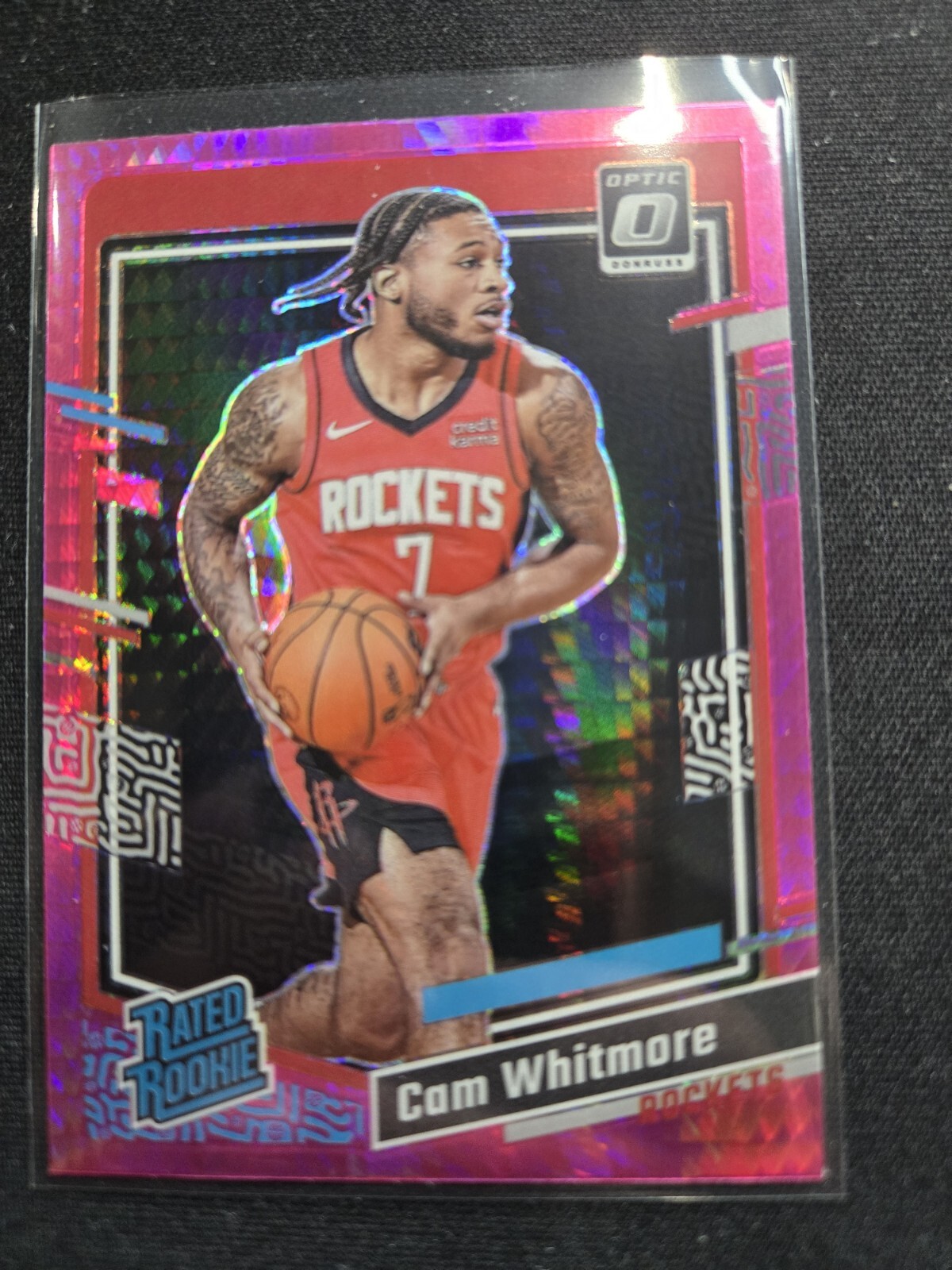 2023-24 Donruss Optic Basketball Cam Whitmore RC Pink Hyper #217
