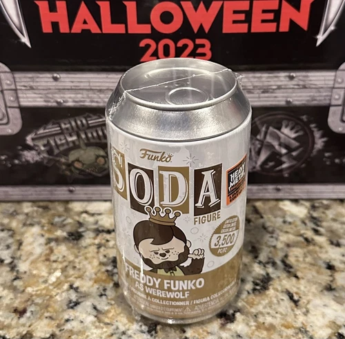 Freddy Funko as Werewolf Soda Heavy Metal Halloween 2023 Brown Out Of 3500