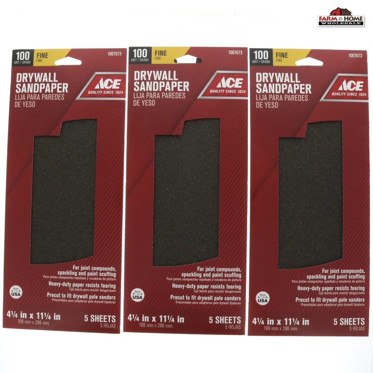 Sandpaper to online use for drywall