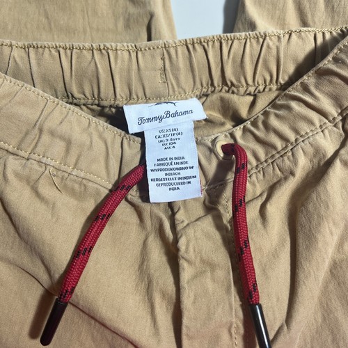 Tommy Bahama Khaki Pants Boys Active Pull On Khaki Drawstring Size XS 4 - Picture 3 of 3
