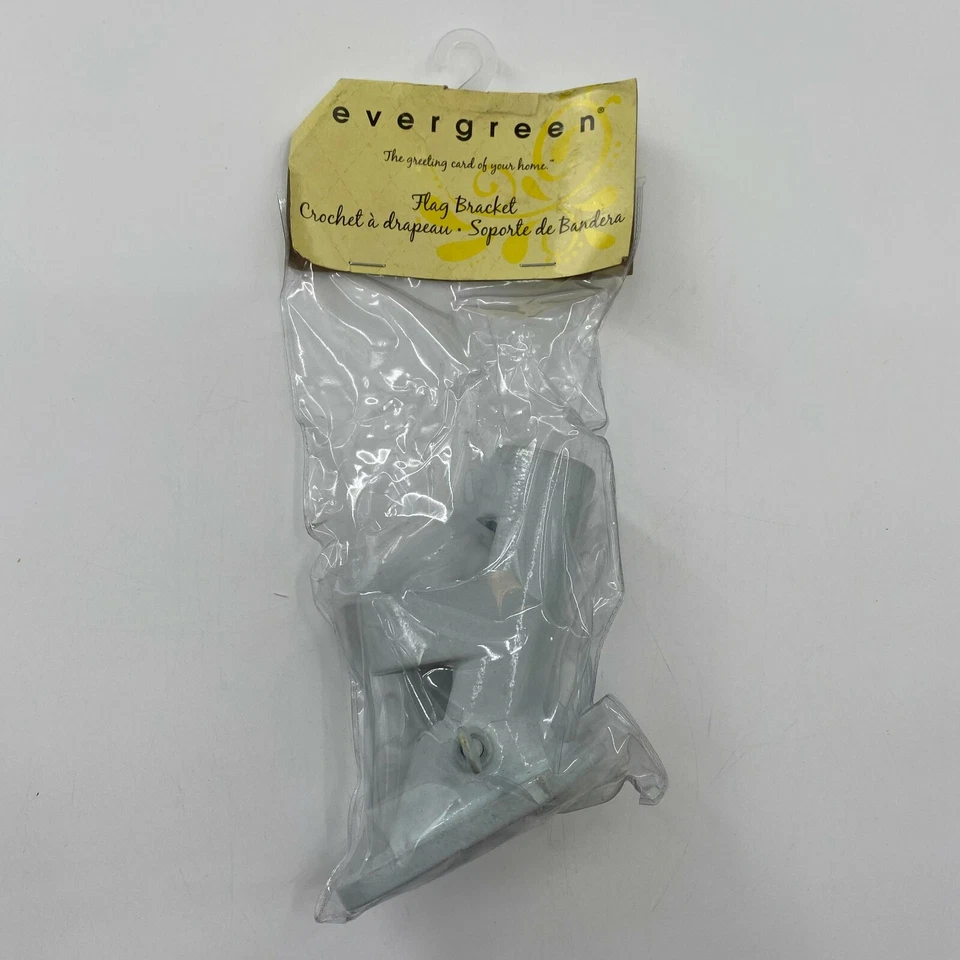 Soporte de poste de bandera de la Casa Blanca de hierro fundido Evergreen de 2 posiciones #03001 Foto 2 de 4