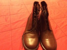 NWOT Bass G.H Brown Leather Ankle Laced Up Boots Women  sSz 7M Italy Made