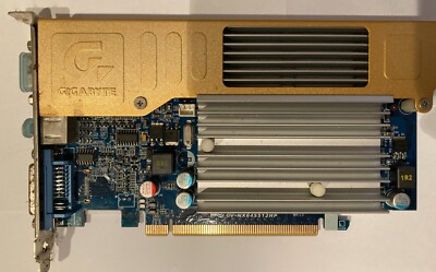 Gigabyte GV-NX84S512HP NVIDIA 8400 GS 512MB DDR2 PCI-E Graphics Card VGA DVI Win