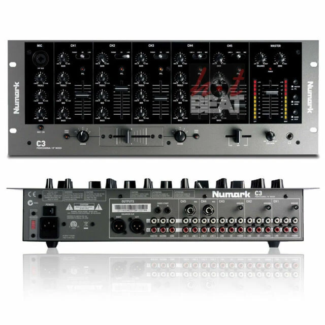 Mezcladores de consolas de mezcla Numark