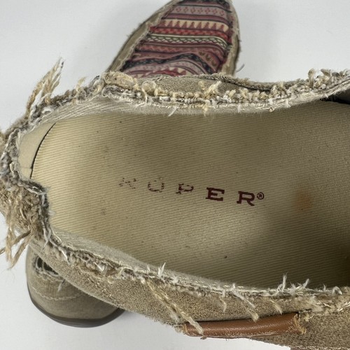 Scarpe Roper donna US 11 mocassini margherita marrone marrone stile guida - Foto 11 di 14
