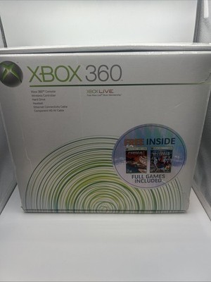 Microsoft Xbox 360 Complete Video Game System & Accessories In Original Box