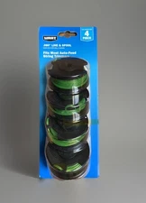 HART Spools .080" Line for Auto Feed Trimmers 4 Pack New Sealed!