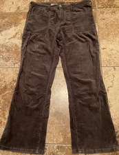 PILCRO CORDUROY BOHO FLARED LOW RISE FLEX PANTS SIZE 29 , 29 X 27 PREOWNED