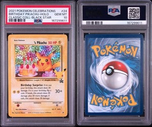 Birthday Pikachu Psa 10 | eBay