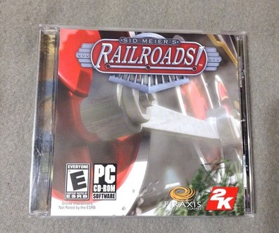 Sid Meier's Railroads (PC, 2006) Game CD-ROM