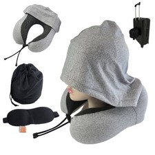 Memory Foam U-Shaped Travel Pillow Neck Support Head Rest Car Plane Soft Cushion