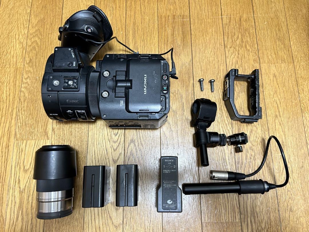 SONY NEX-FS700J Lens/Battery AS IS | eBay