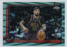 2025-26 Topps Chrome Aqua RayWave Refractor 171/199 Jose Alvarado #144 1b1g