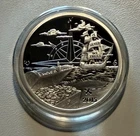 1oz Silver 2015 “Welcome To Silver Bug Island” . 999 Fine Silver Round Proof