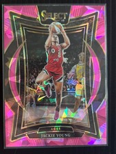 🏀 Jackie Young Concourse Pink Cracked Ice Select 2025 Card No. 50 🏀