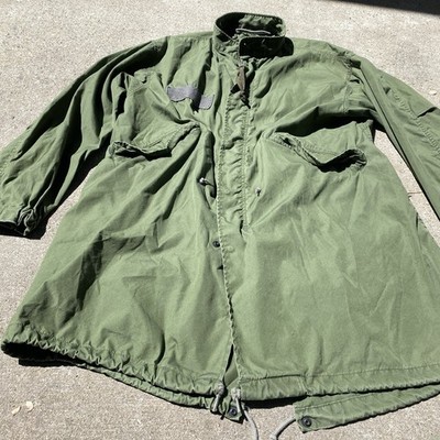 ジ*ル様 US ARMY 70's M-65 FISHTAILPARKA Vintage US Army M-65 Fishtail Parka 60s 70s Coat Small Scovill